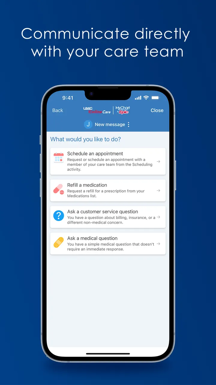 UMC Online Care App Store screen 5 of 6 (store): App Store