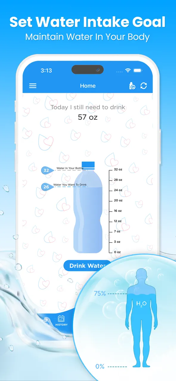 App Store flow in Drink Water Reminder Pro