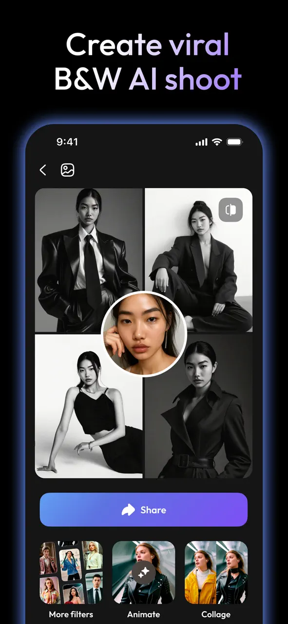 App Store flow in Nufa: AI Photoshoot