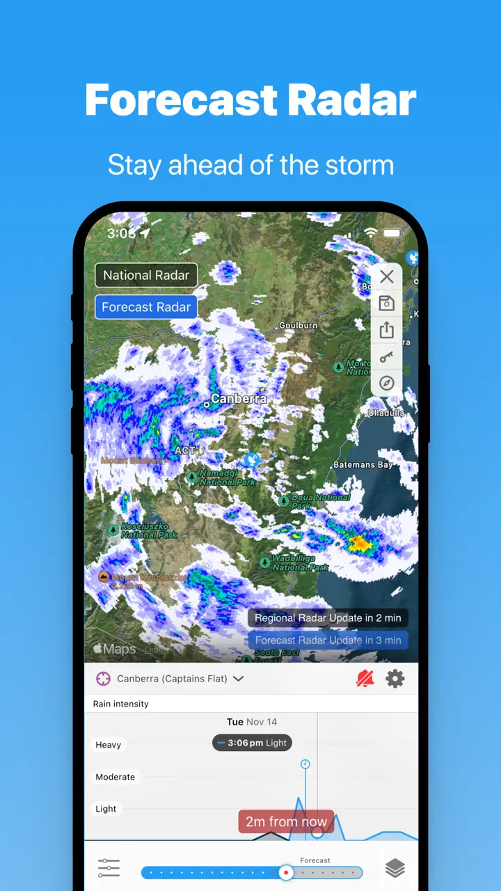 App Store flow in WillyWeather