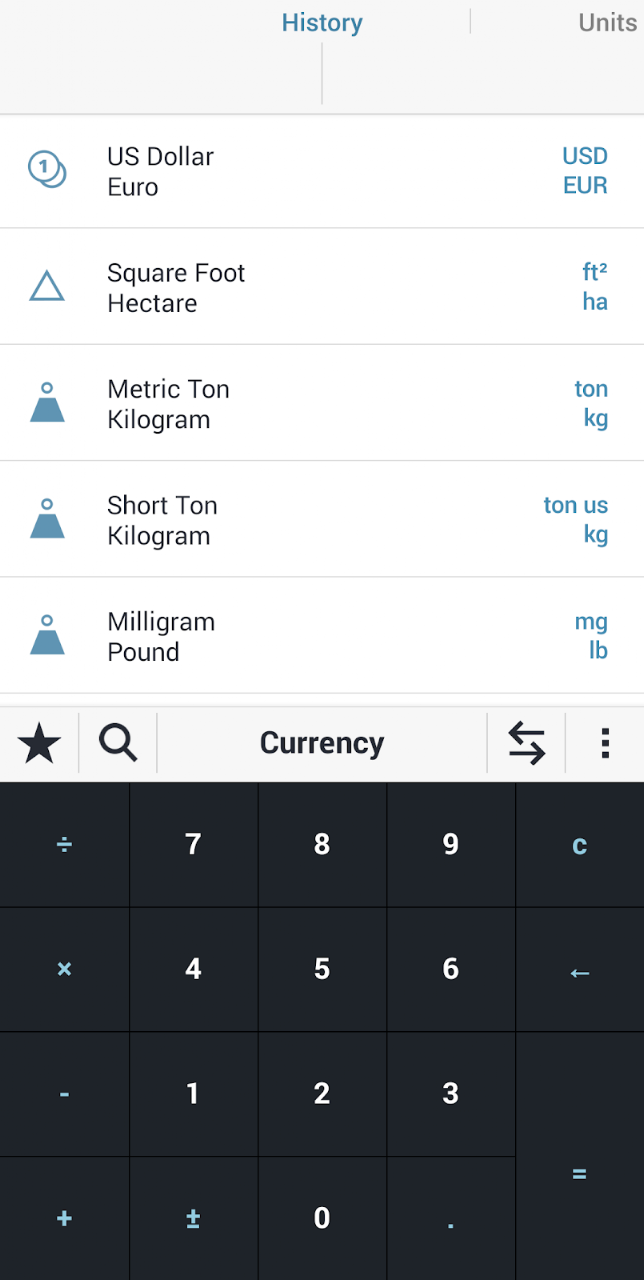 Convertbee - Unit Converter Google Play pantalla 6 de 8 (store): Google Play