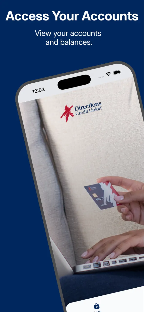 App Store flow in Directions CU Mobile Banking