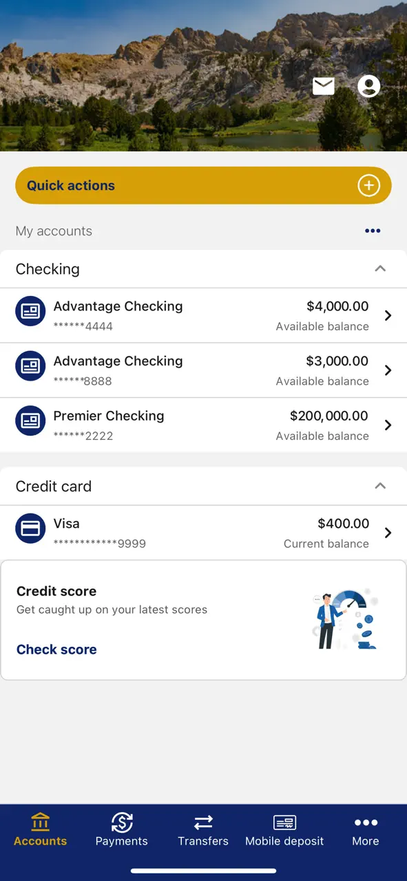 App Store flow in Nevada State Bank
