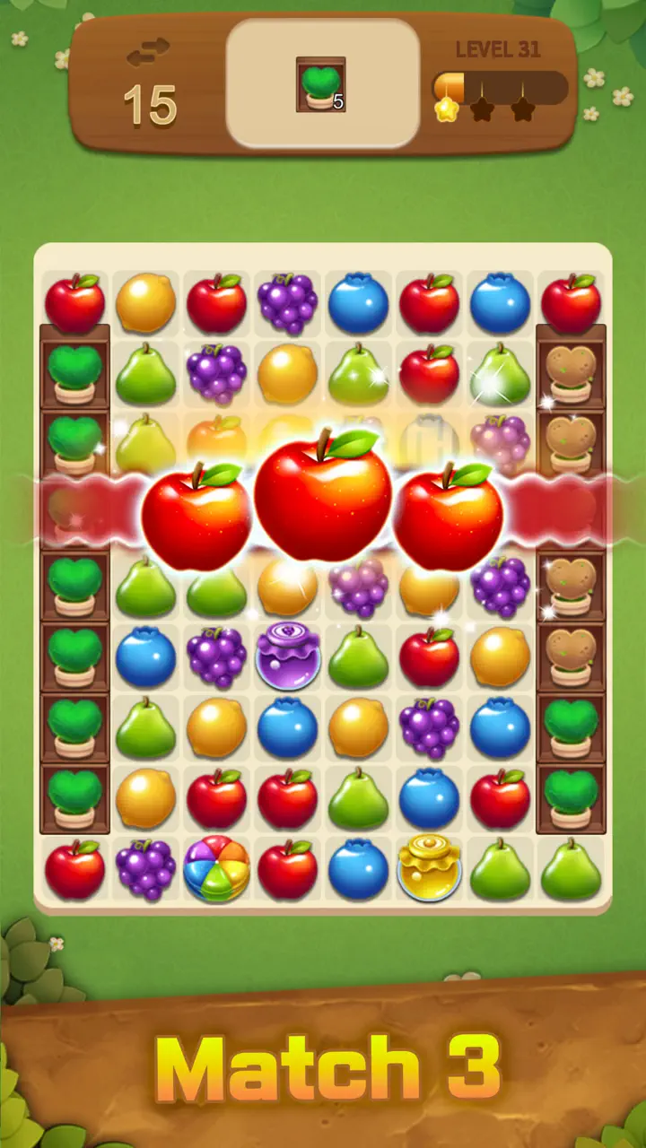 App Store flow in Fruits Magic : Match 3 Puzzle