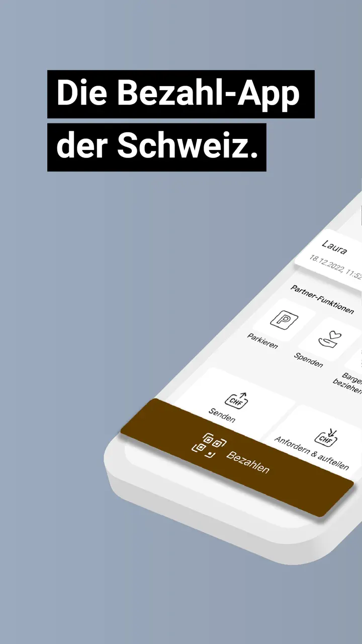 App Store flow in Bernerland Bank TWINT