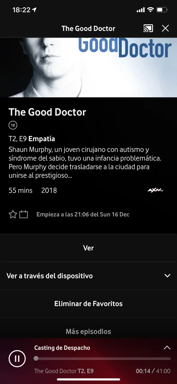 Vodafone TV App Store screen 6 of 9 (store): App Store