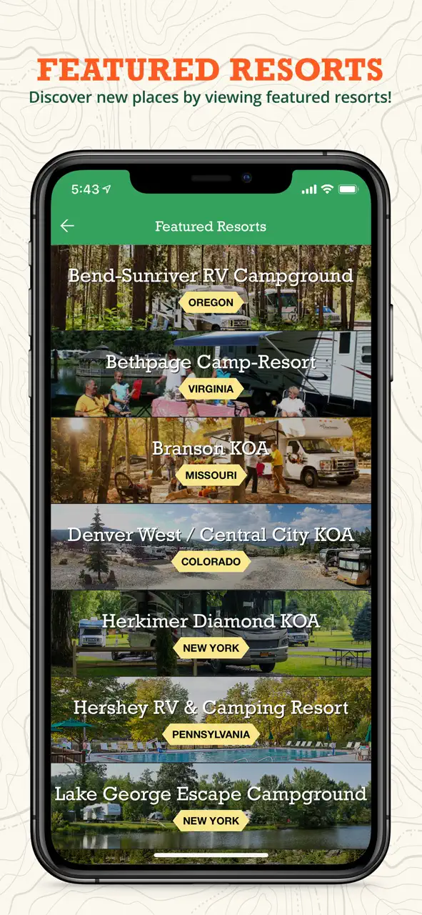 App Store flow in CampUSA™