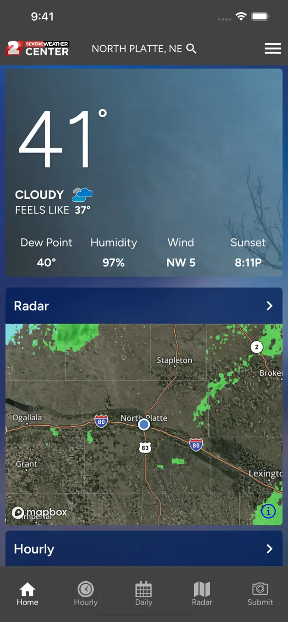 App Store flow in KNOP News 2 Weather
