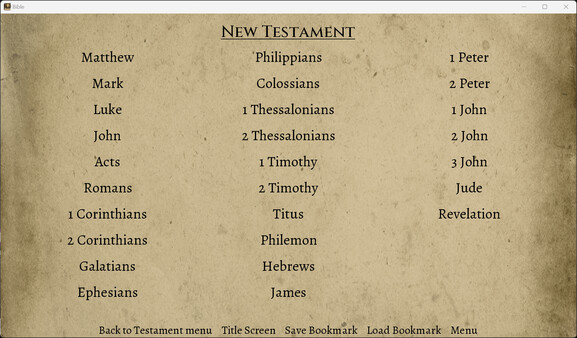 The Bible Screenshots pantalla 20 de 23 (game): Gameplay