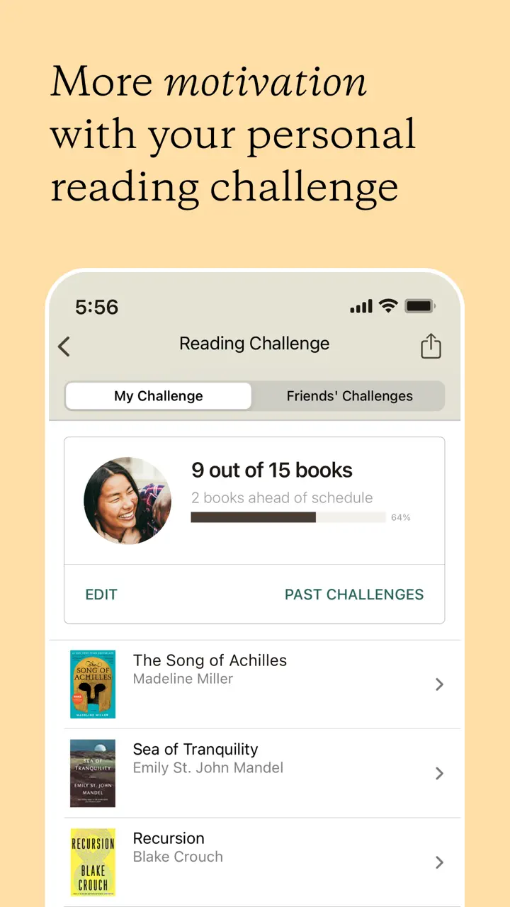 Goodreads: Book Tracker & More App Store pantalla 6 de 8 (store): App Store