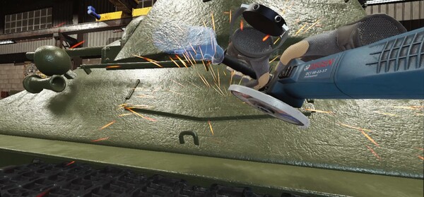 Tank Mechanic Simulator VR Screenshots pantalla 8 de 9 (game): Gameplay