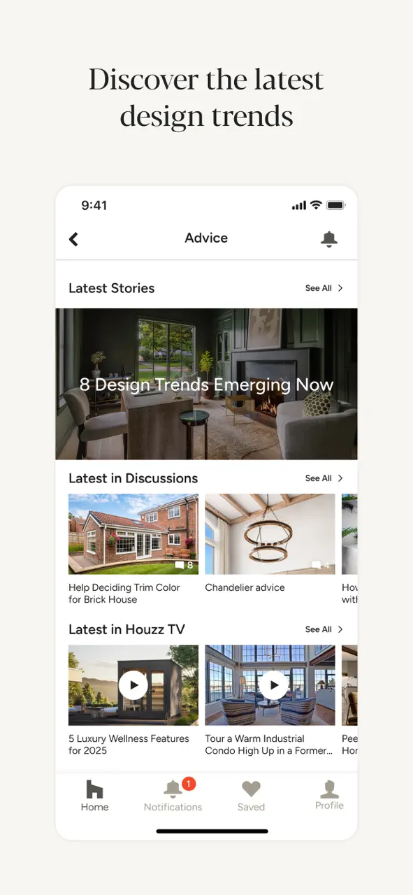 Houzz - Home Design & Remodel App Store pantalla 5 de 5 (store): App Store