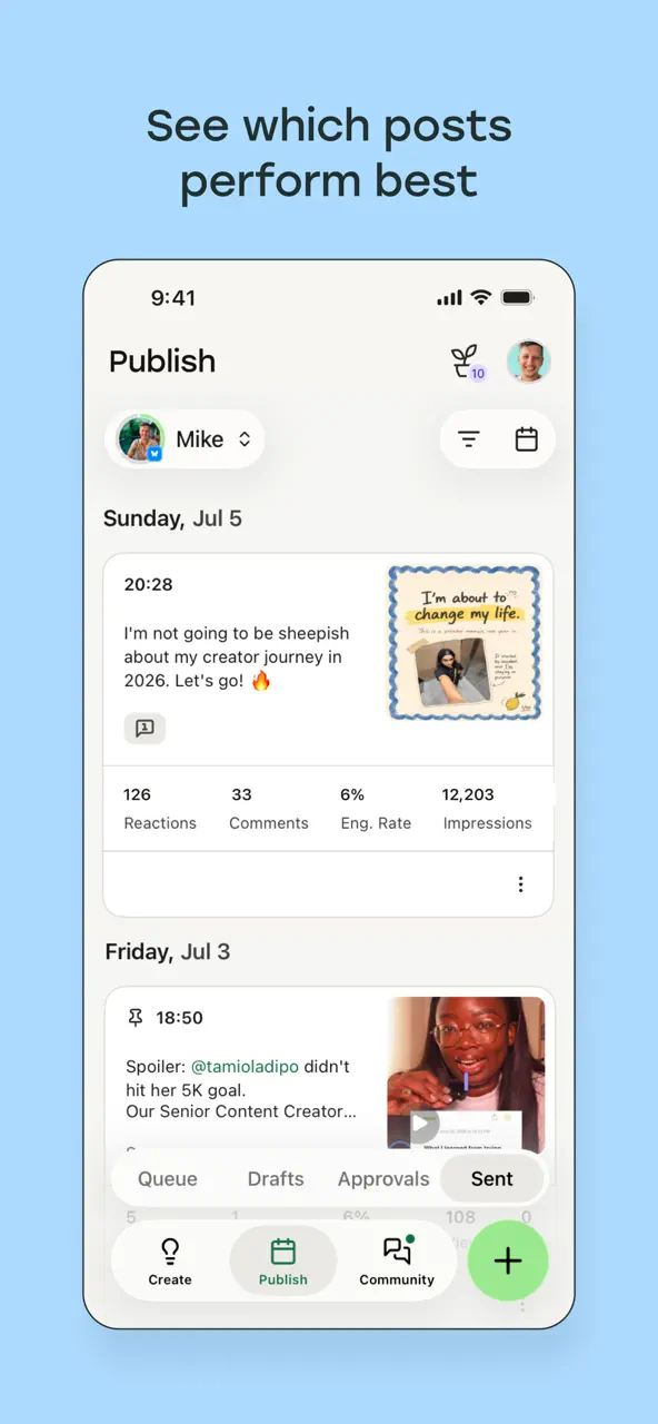 Buffer: Social Media Planner App Store pantalla 6 de 7 (store): App Store