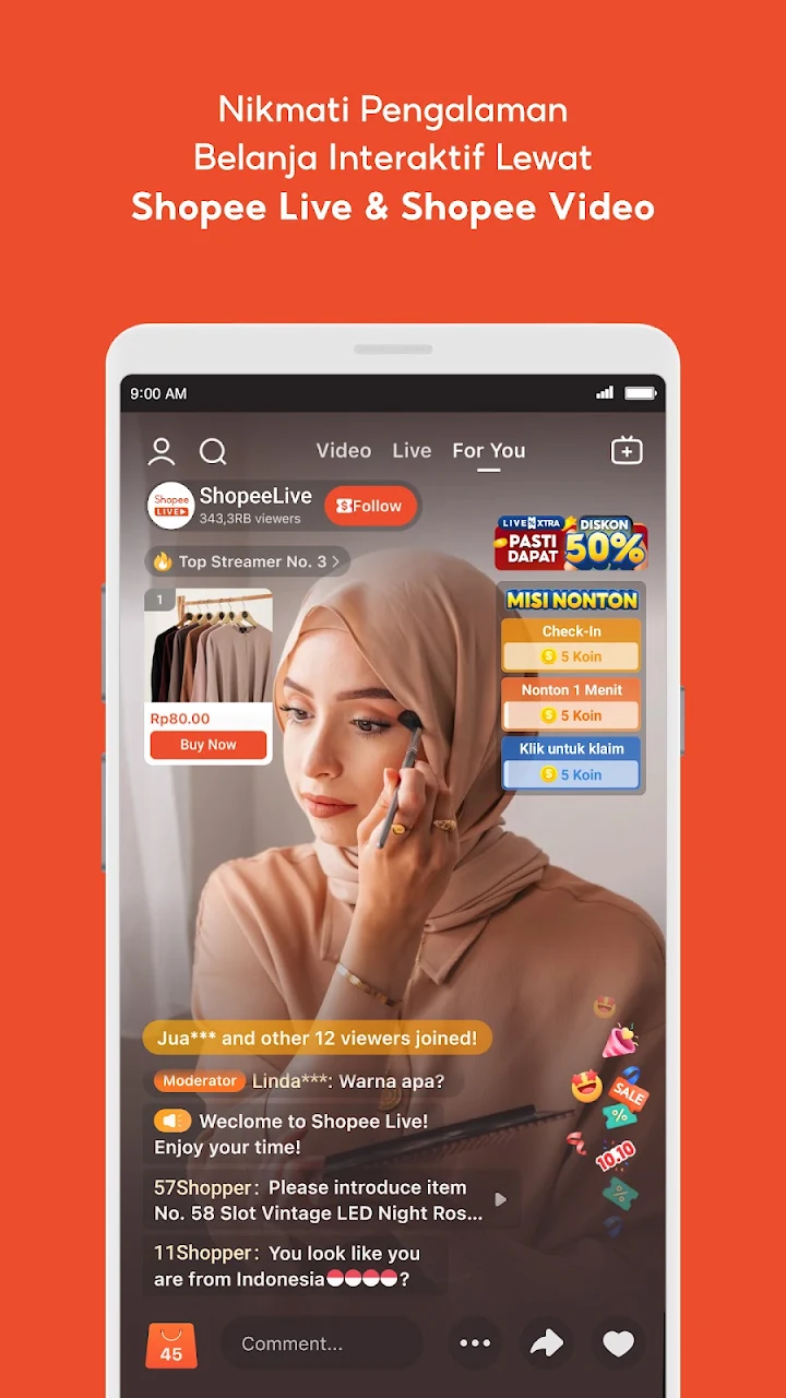 Shopee Indonesia Google Play screen 7 of 7 (store): Google Play