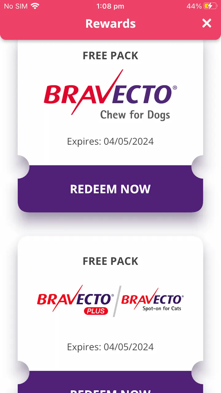 Bravecto Rewards NZ App Store screen 6 of 9 (store): App Store