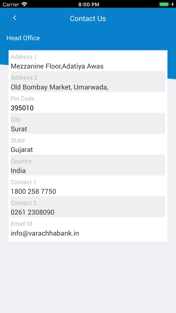 Varachha Bank App Store pantalla 7 de 10 (store): App Store