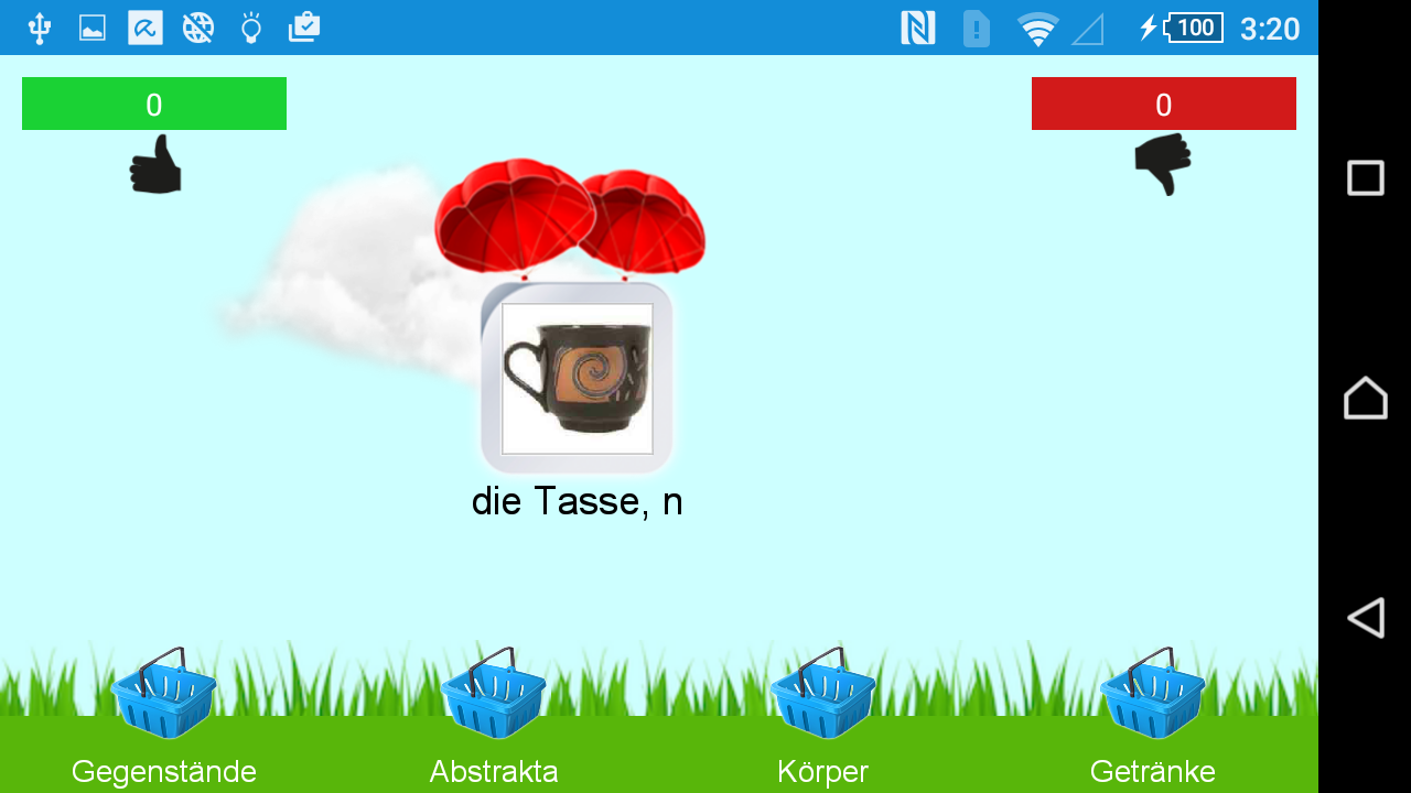 German for Refugees Google Play pantalla 13 de 24 (store): Google Play