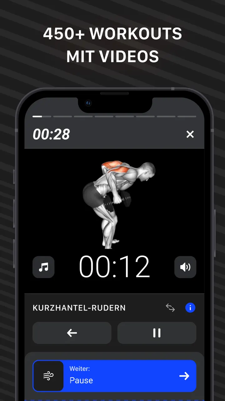 Muscle Booster - Trainingsplan App Store pantalla 7 de 7 (store): App Store