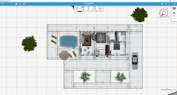 Home Design 3D Screenshots pantalla 9 de 10 (game): Gameplay