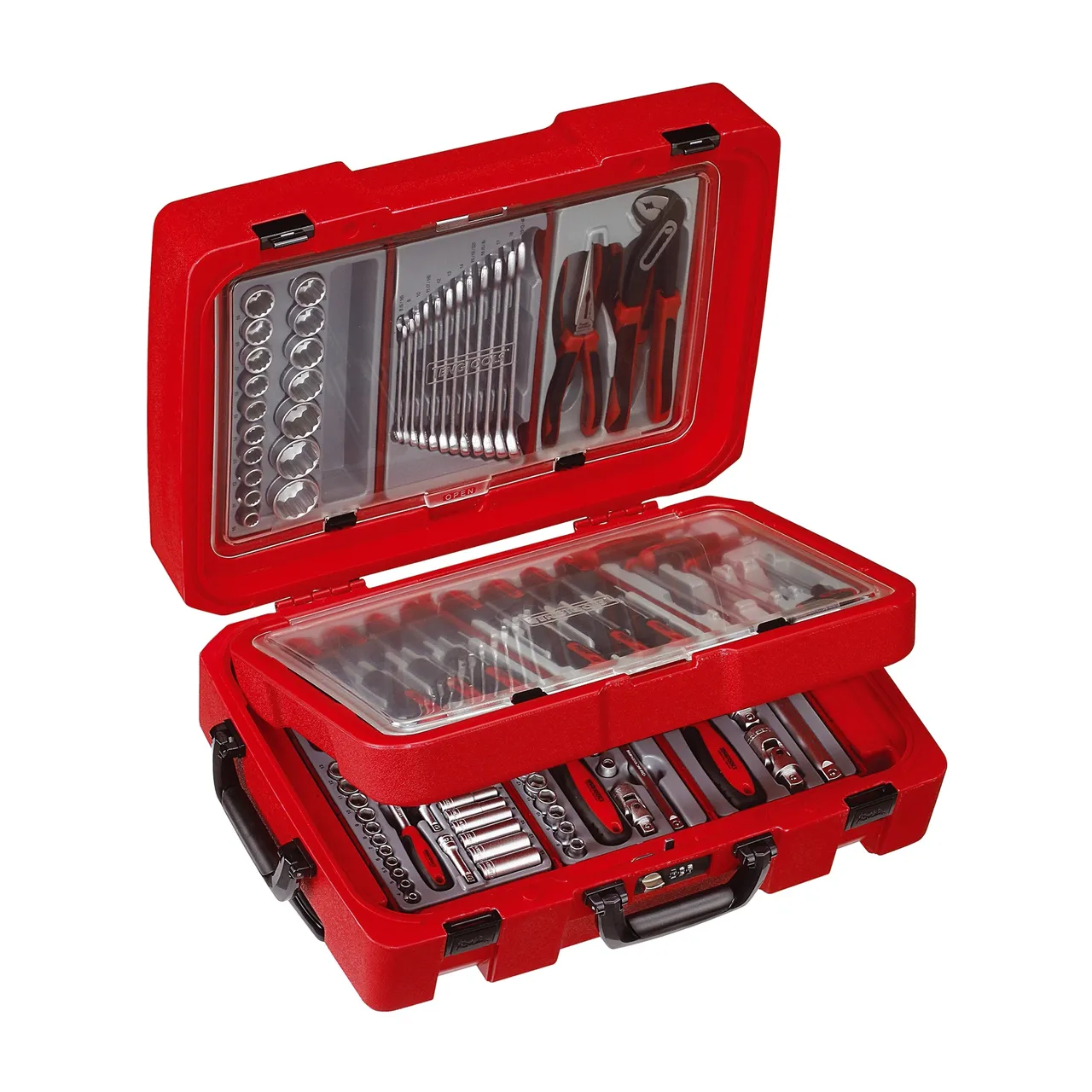 Teng Tools 113-Piece Mechanic Tool Set — Socket Sets, Combination Wrenches, Pliers, Screwd flow in Teng Tools USA