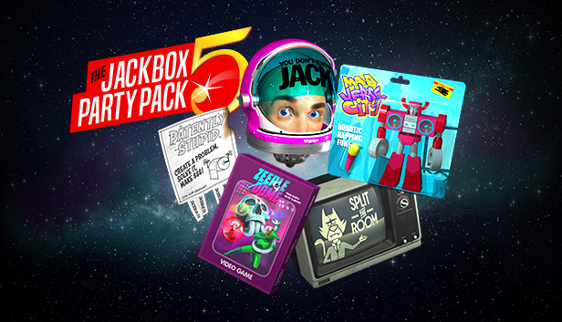 Screenshots flow in The Jackbox Party Pack 5