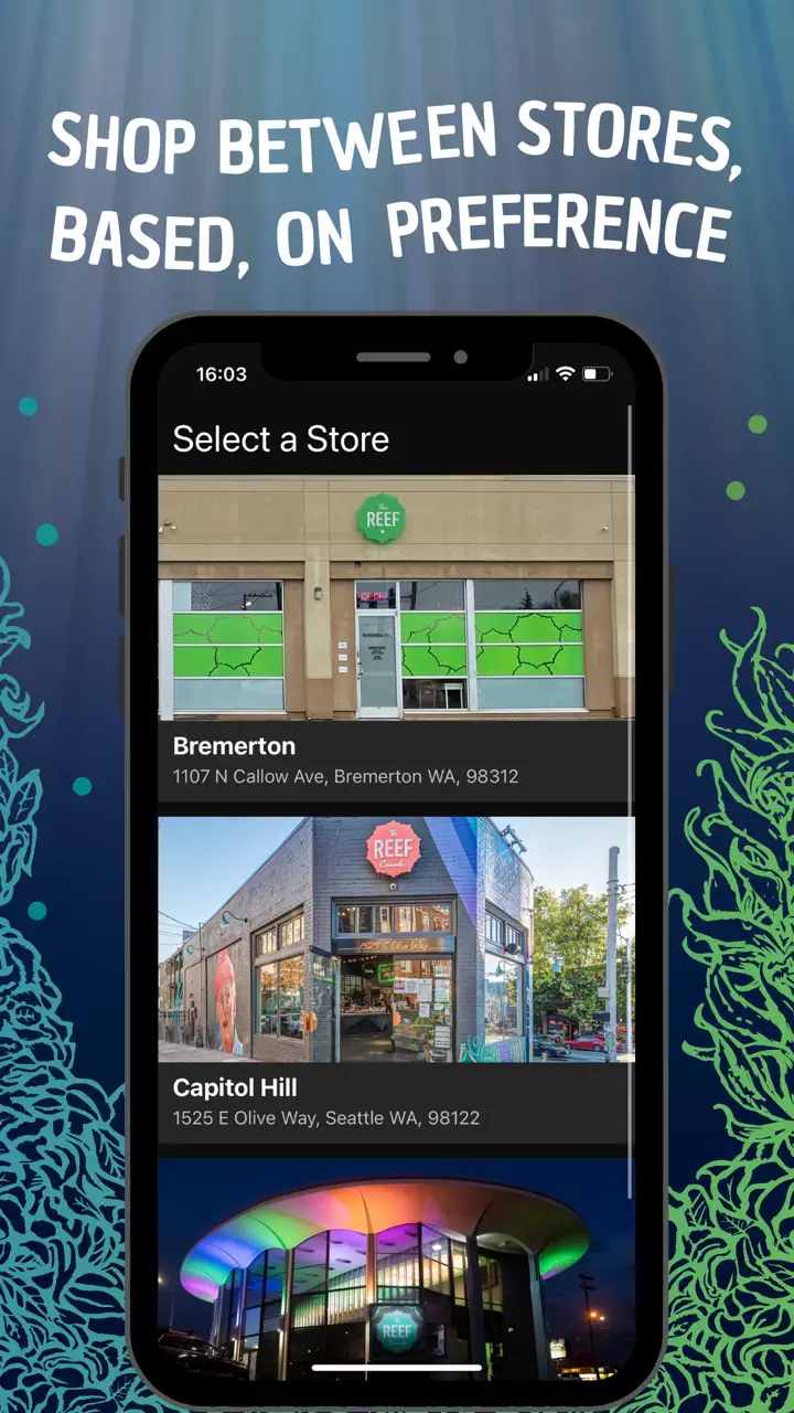 The Reef Cannabis App Store pantalla 8 de 8 (store): App Store