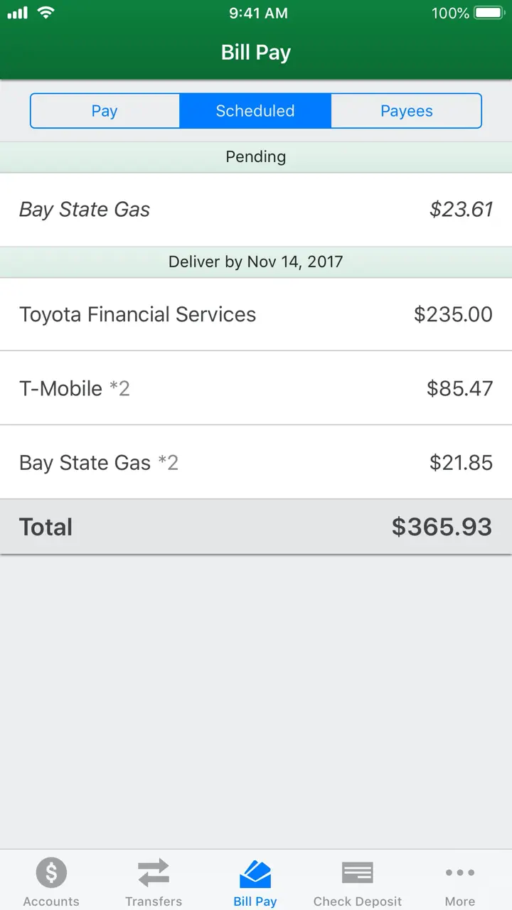 TVFCU Mobile Banking App Store screen 6 of 9 (store): App Store