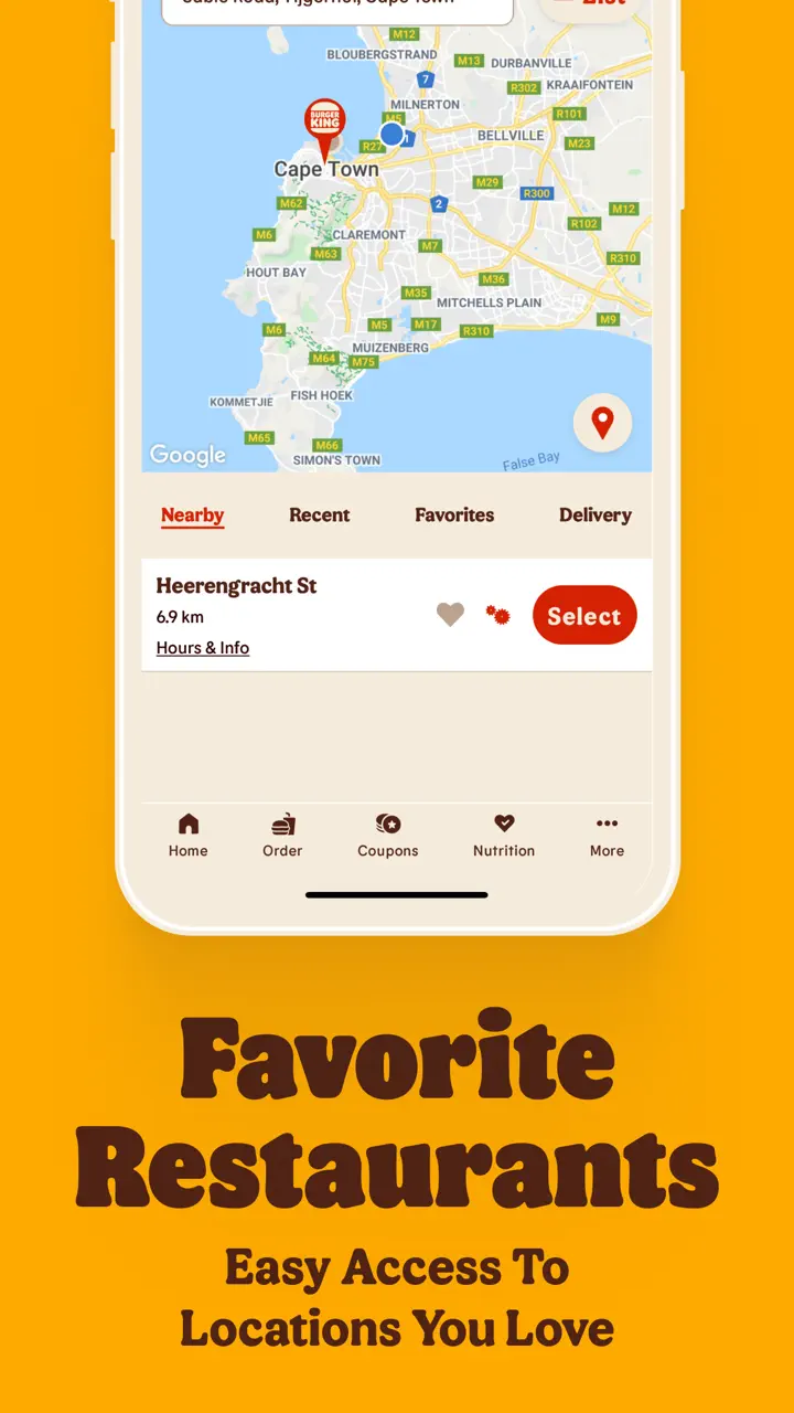 Burger King SA App Store screen 5 of 5 (store): App Store
