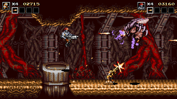 Blazing Chrome Screenshots tela 5 de 6 (game): Gameplay