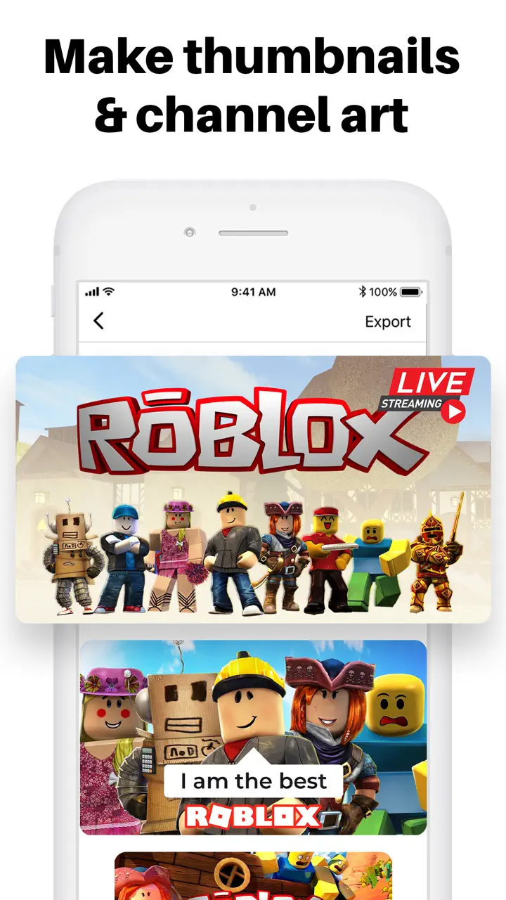 Intro Maker: Make Outro for YT App Store pantalla 6 de 7 (store): App Store