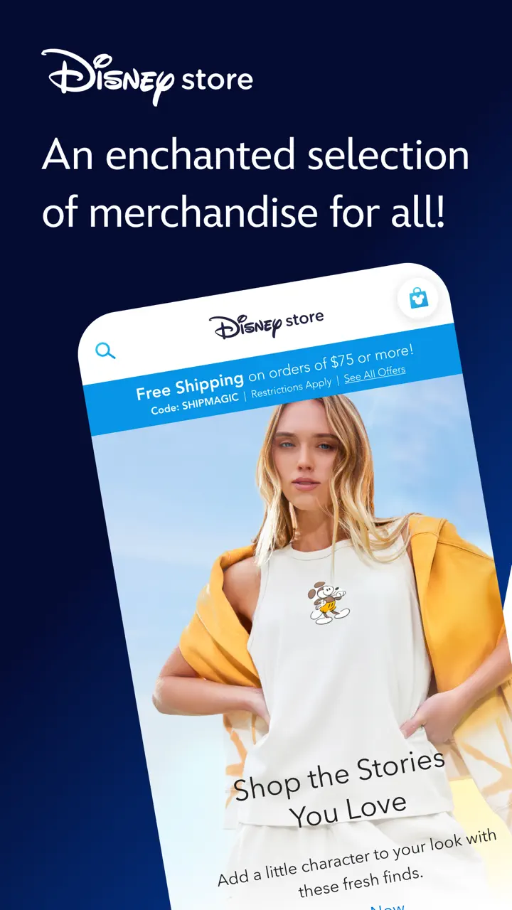 App Store flow in Disney Store