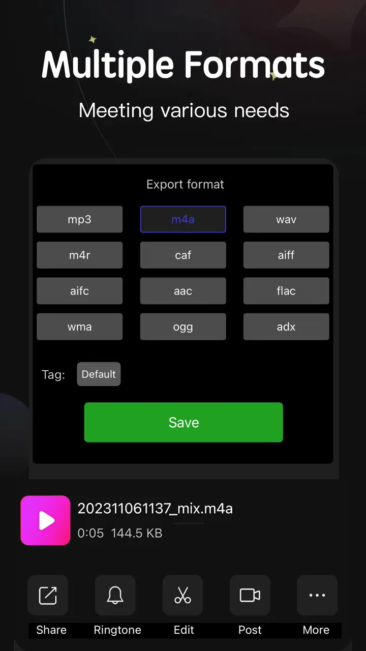 Audio Editor - Music Maker App Store screen 8 of 8 (store): App Store