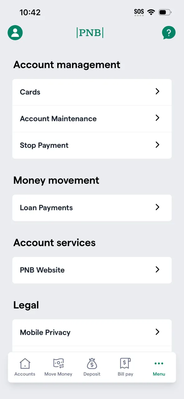 PNB2GO Mobile Banking App Store pantalla 5 de 5 (store): App Store