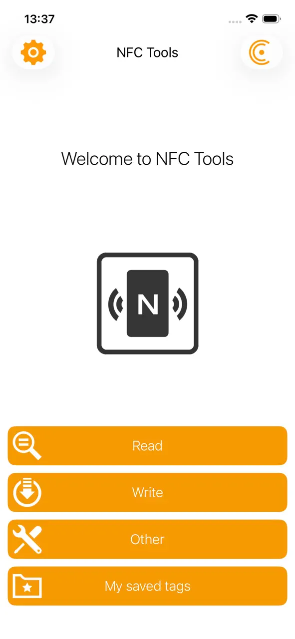 App Store flow in NFC Tools