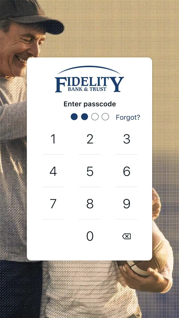 App Store flow in Fidelity Bank & Trust–Mobile