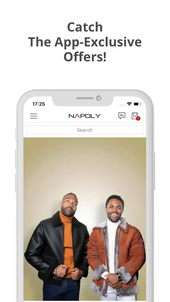 App Store flow in Napoly Menswear