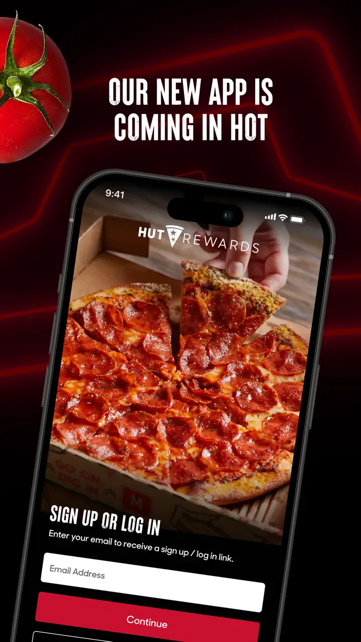 App Store flow in Pizza Hut Canada