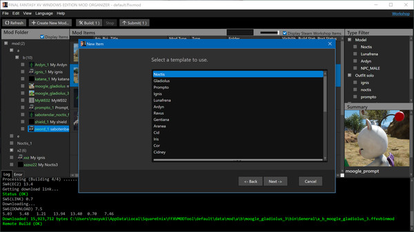 FINAL FANTASY XV WINDOWS EDITION MOD ORGANIZER Screenshots pantalla 5 de 7 (game): Gameplay