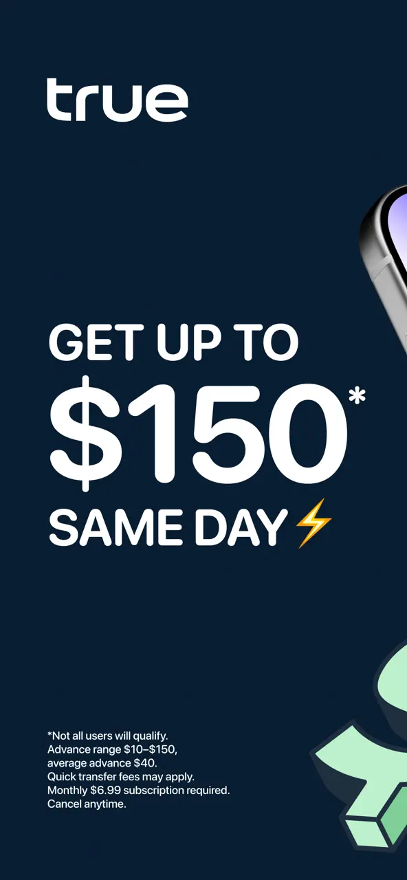 App Store flow in True Finance: Cash Advance