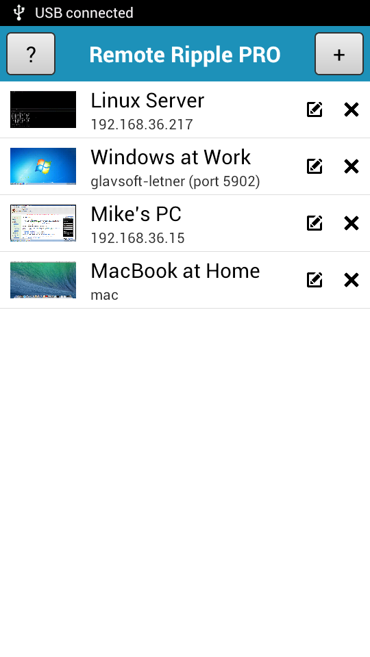 Google Play flow in Remote Ripple PRO (TightVNC)