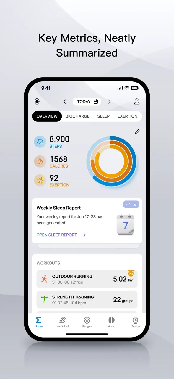 App Store flow in Zepp