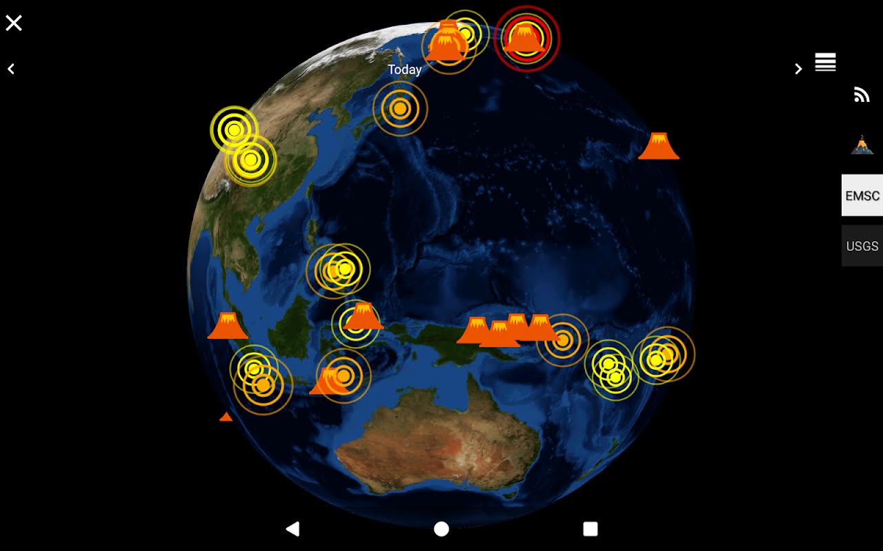 3D Earthquakes Map & Volcanoes Google Play tela 9 de 11 (store): Google Play
