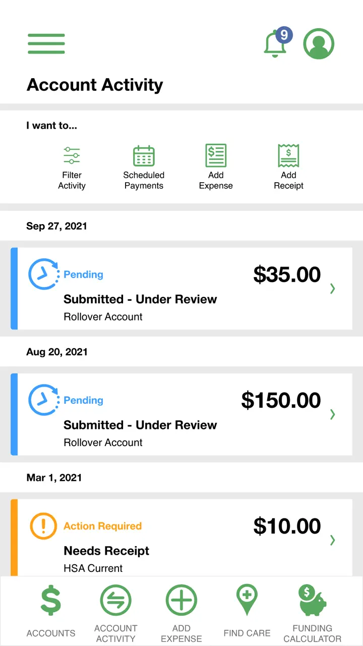 App Store flow in NBS Benefits Mobile