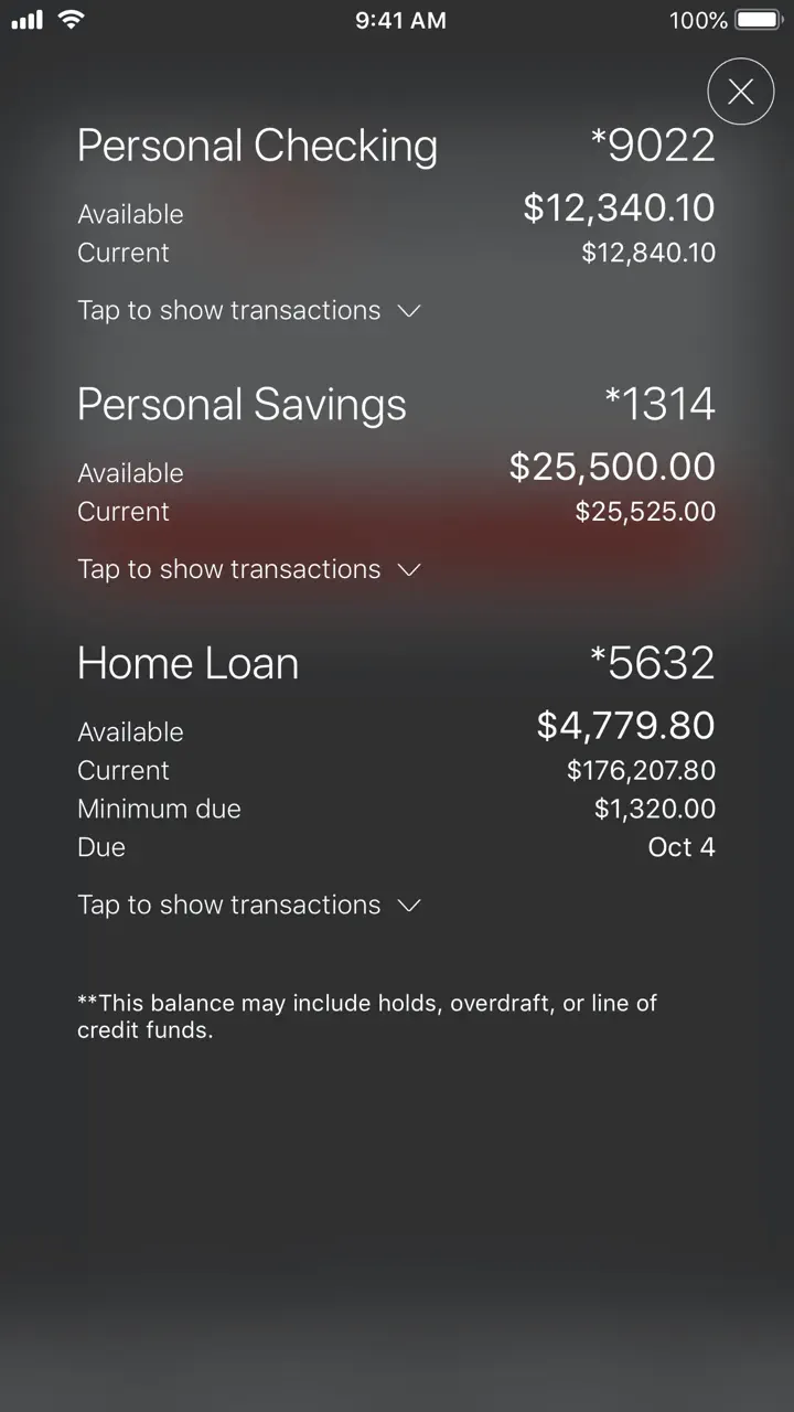 App Store flow in Power Financial Credit Union
