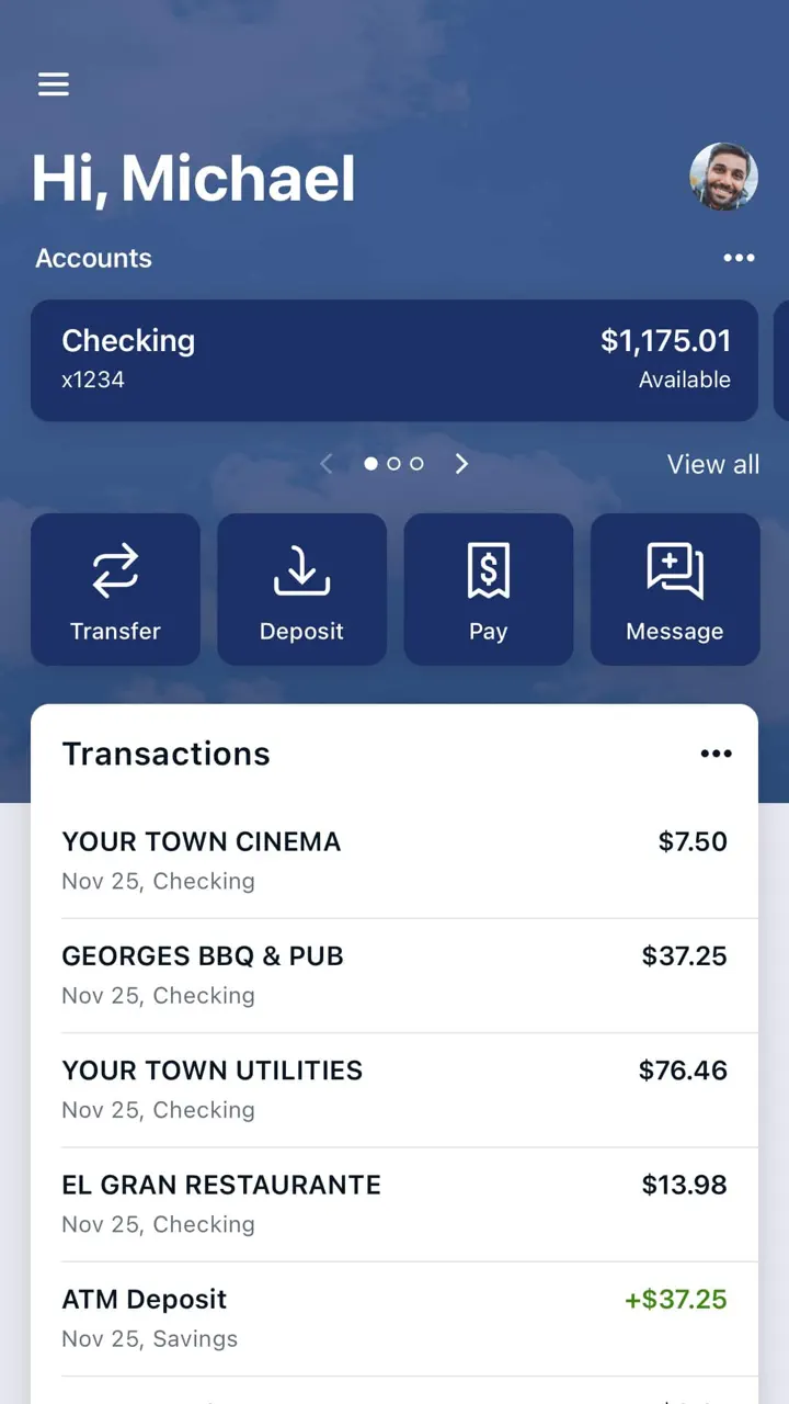 App Store flow in First Resource Mobile