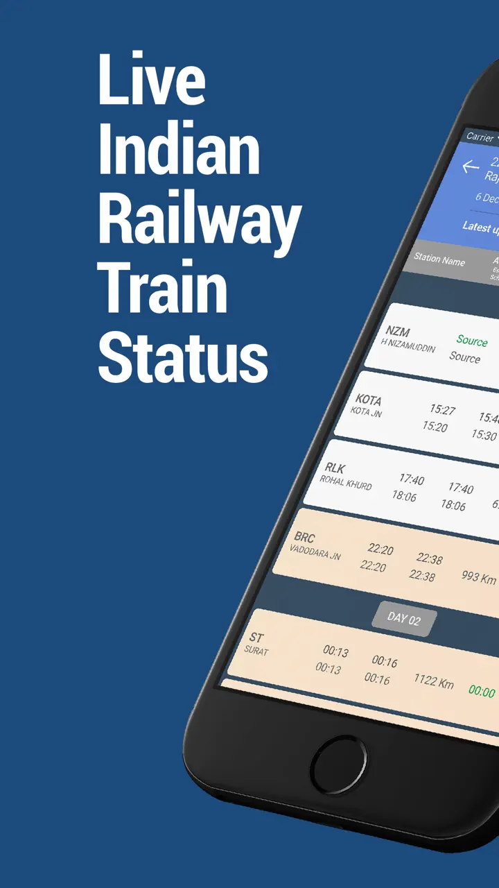 App Store flow in Indian Rail IRCTC, PNR Status