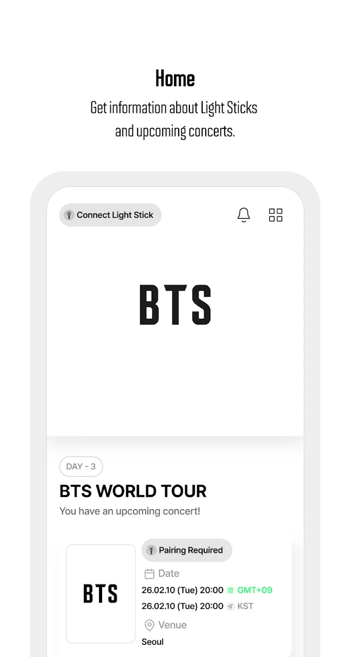 BTS Official Light Stick Ver.4 Google Play screen 2 of 5 (store): Google Play