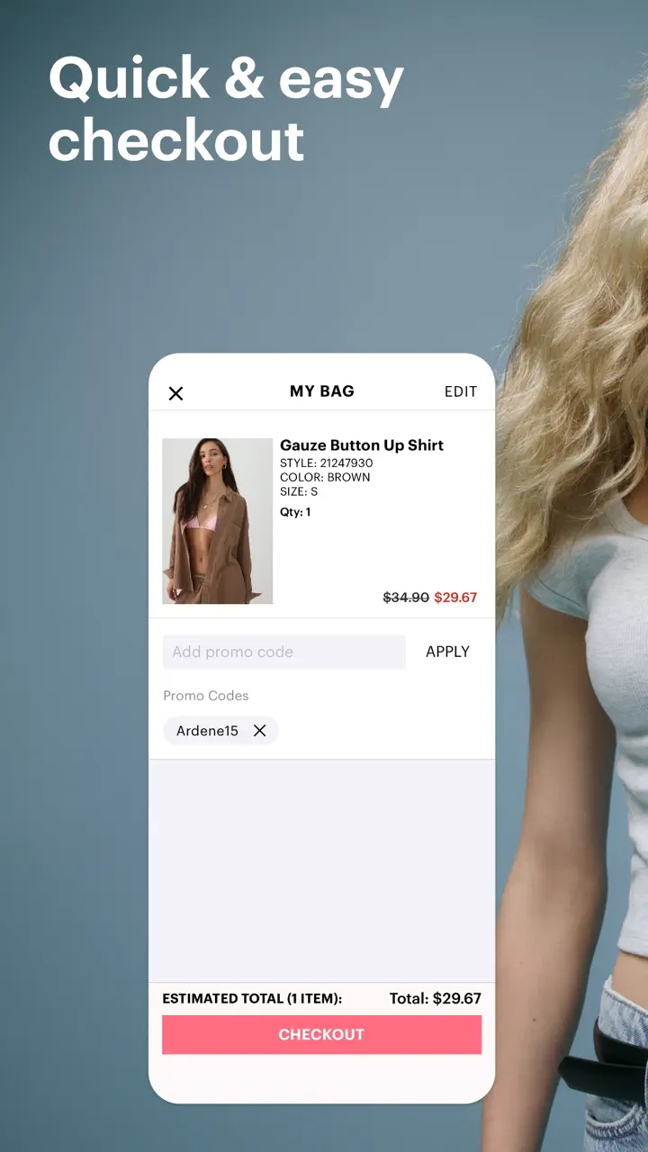 Ardene - Top Fashion Trends App Store pantalla 8 de 9 (store): App Store