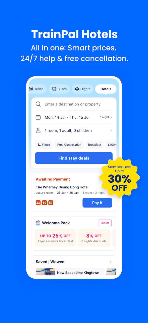 TrainPal - Cheap Train Tickets Google Play pantalla 6 de 16 (store): Google Play