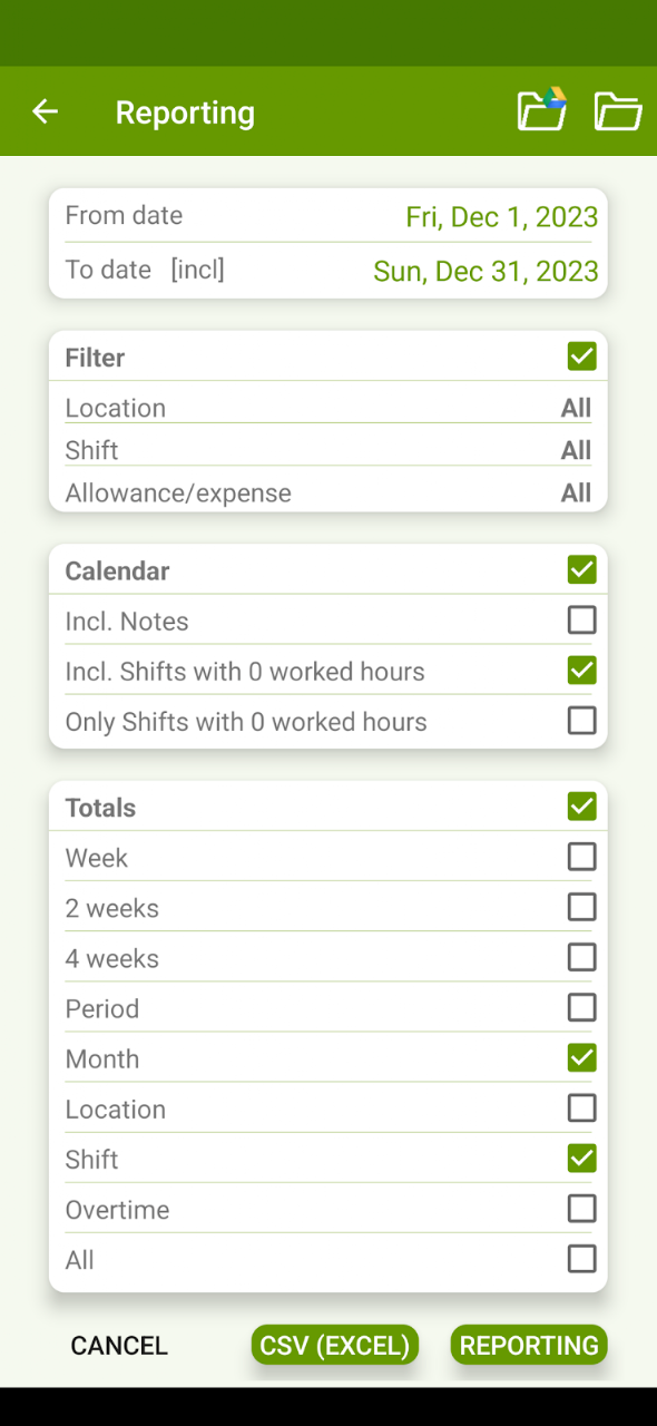 Shift Work Calendar (FlexR) Google Play tela 7 de 8 (store): Google Play